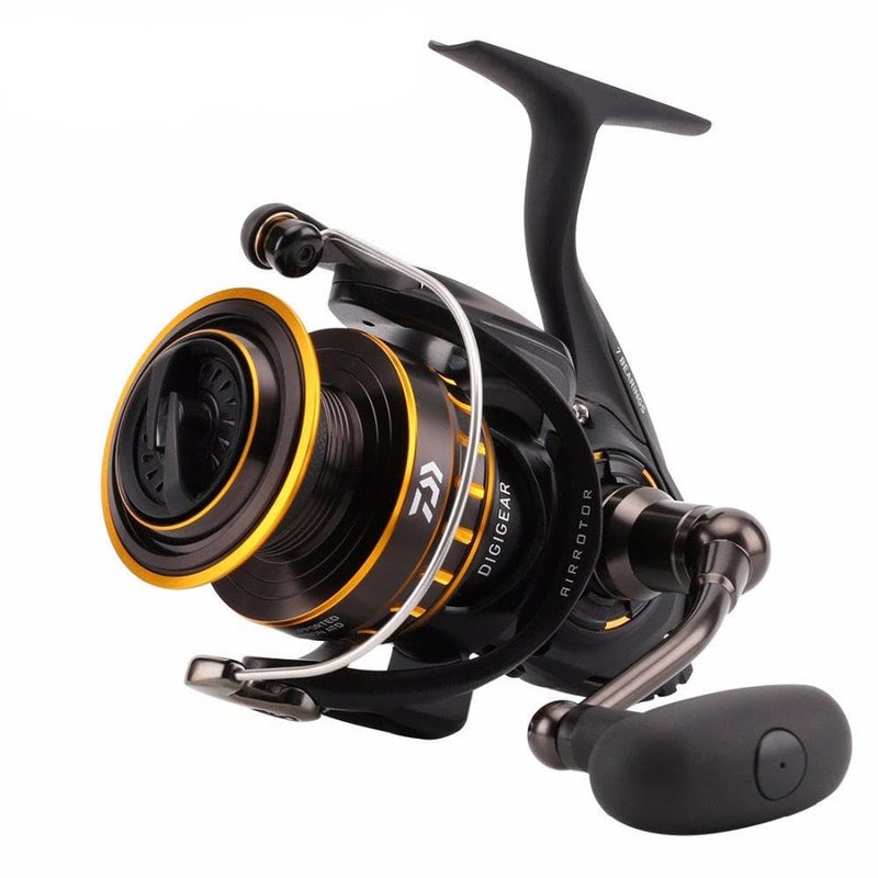 Daiwa دايوا BG2000 بكرة صيد ملح البحر، أسود/ذهبي - Image 1